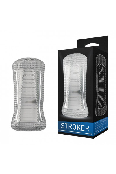 Прозрачный двухсторонний мастурбатор STROKER №1 Прозрачный двухсторонний мастурбатор STROKER №1