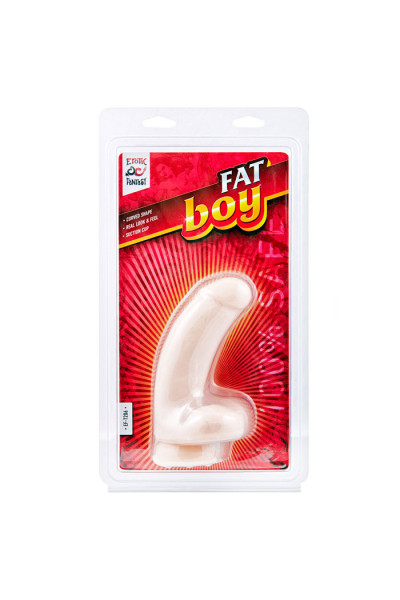 Изогнутый дилдо Fat Boy - 17 см. Изогнутый дилдо Fat Boy - 17 см.