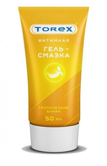 Смазка на водной основе TOREX Тропический банан - 50 мл.
