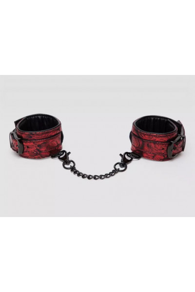 Красно-черные наручники Reversible Faux Leather Wrist Cuffs Красно-черные наручники Reversible Faux Leather Wrist Cuffs