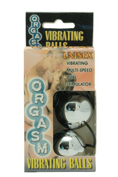 Серебристые вагинальные шарики с вибрацией ORGASM VIBRATING BALL Серебристые вагинальные шарики с вибрацией ORGASM VIBRATING BALL