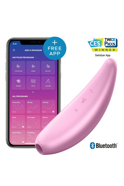 Розовый вакуум-волновой стимулятор Satisfyer Curvy 3+ Розовый вакуум-волновой стимулятор Satisfyer Curvy 3+