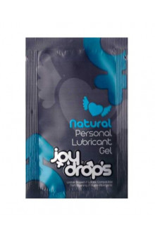 Пробник смазки на водной основе JoyDrops Natural - 5 мл.