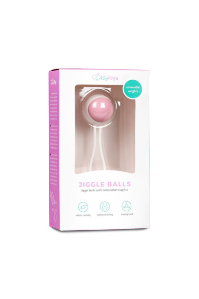 Вагинальный шарик Jiggle Balls с петлёй Вагинальный шарик Jiggle Balls с петлёй