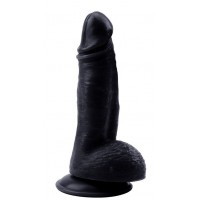 Черный фаллоимитатор Mighty Ravage Penis - 20 см.