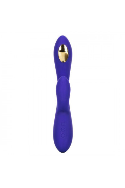 Фиолетовый вибратор с функцией электростимуляции Intimate E-Stimulator Dual Wand - 21,5 см. Фиолетовый вибратор с функцией электростимуляции Intimate E-Stimulator Dual Wand - 21,5 см.