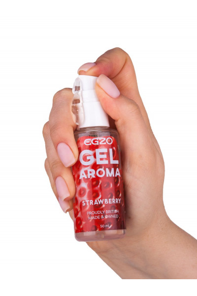 Интимный лубрикант Egzo Aroma с ароматом клубники - 50 мл. Интимный лубрикант Egzo Aroma с ароматом клубники - 50 мл.