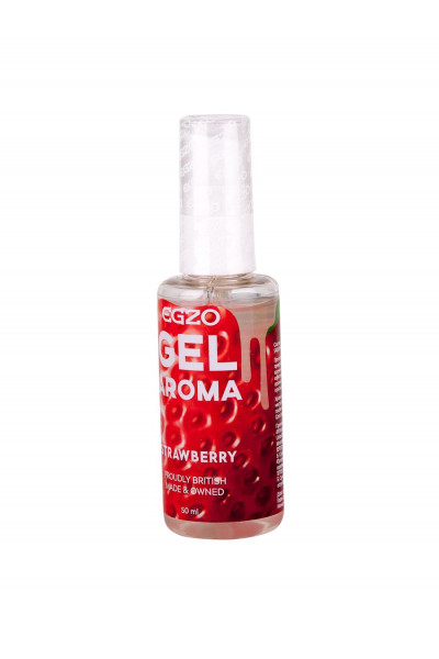 Интимный лубрикант Egzo Aroma с ароматом клубники - 50 мл. Интимный лубрикант Egzo Aroma с ароматом клубники - 50 мл.
