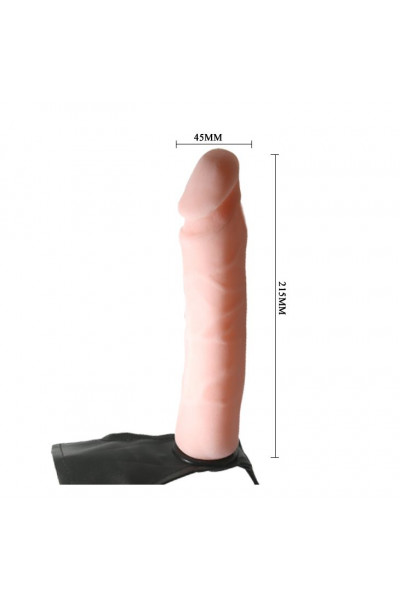 Гибкий фаллоимитатор-реалистик на трусиках Ultra Passionate Harness - 21,5 см. Гибкий фаллоимитатор-реалистик на трусиках Ultra Passionate Harness - 21,5 см.