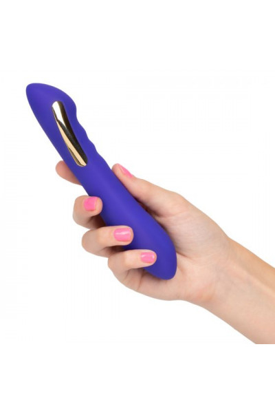 Фиолетовый вибратор с электростимуляцией Intimate E-Stimulator Petite Wand - 18,5 см. Фиолетовый вибратор с электростимуляцией Intimate E-Stimulator Petite Wand - 18,5 см.