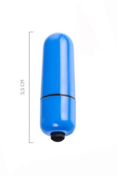 Синяя вибропуля A-Toys Braz - 5,5 см. Синяя вибропуля A-Toys Braz - 5,5 см.