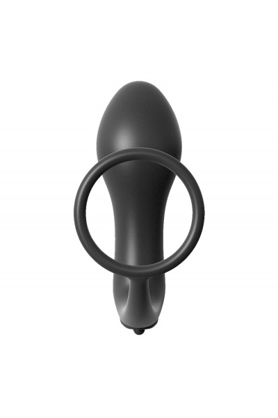 Анальная пробка с вибрацией с эрекционным кольцом Ass-Gasm Cockring Vibrating Plug Анальная пробка с вибрацией с эрекционным кольцом Ass-Gasm Cockring Vibrating Plug