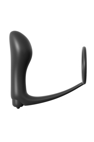 Анальная пробка с вибрацией с эрекционным кольцом Ass-Gasm Cockring Vibrating Plug Анальная пробка с вибрацией с эрекционным кольцом Ass-Gasm Cockring Vibrating Plug