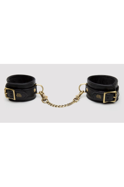Черные оковы на ноги Bound to You Faux Leather Ankle Cuffs Черные оковы на ноги Bound to You Faux Leather Ankle Cuffs