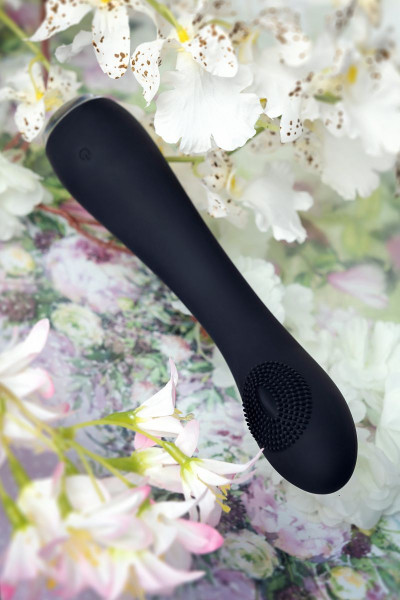 Черный вбратор PPP SHIO-PRO - 21 см. Черный вбратор PPP SHIO-PRO - 21 см.