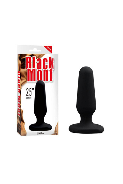 Черная анальная пробка S Silicone Plug - 7,3 см. Черная анальная пробка S Silicone Plug - 7,3 см.