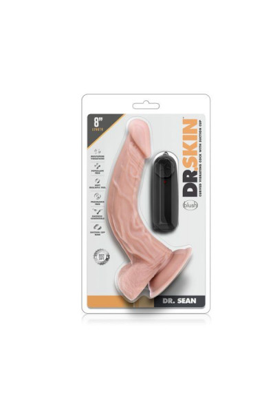 Телесный вибратор-реалистик Dr. Sean 8 Inch Vibrating Cock - 20,3 см. Телесный вибратор-реалистик Dr. Sean 8 Inch Vibrating Cock - 20,3 см.