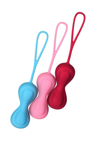 Набор из трёх двойных вагинальных шариков Satisfyer Power Balls Набор из трёх двойных вагинальных шариков Satisfyer Power Balls