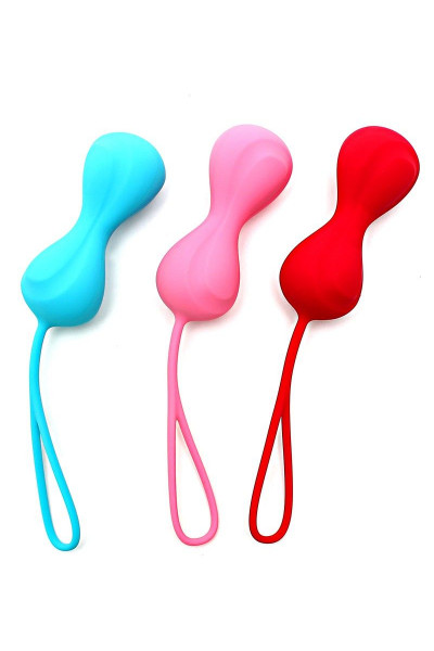 Набор из трёх двойных вагинальных шариков Satisfyer Power Balls Набор из трёх двойных вагинальных шариков Satisfyer Power Balls