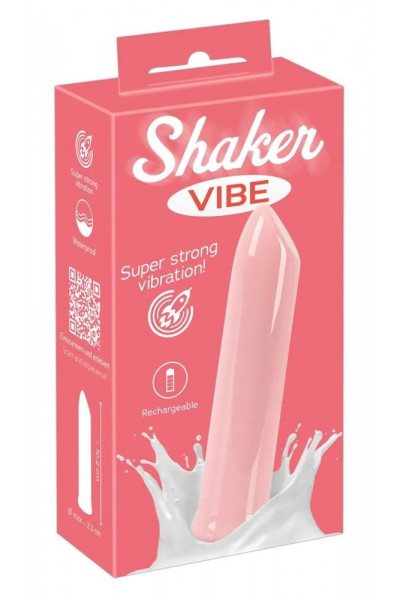 Розовая вибропуля Shaker Vibe - 10,2 см. Розовая вибропуля Shaker Vibe - 10,2 см.