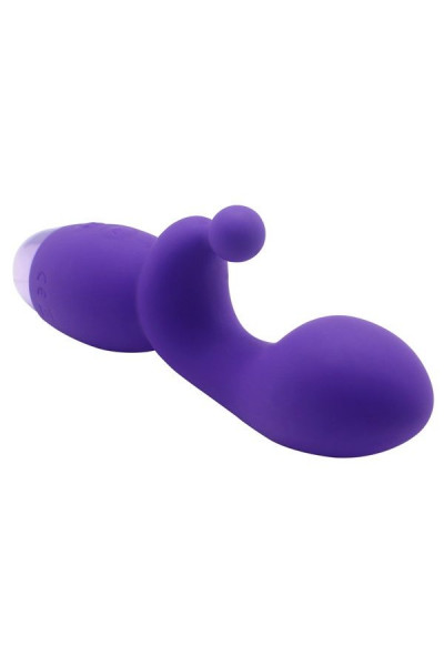 Фиолетовый вибратор INDULGENCE Rechargeable G Kiss - 16,5 см. Фиолетовый вибратор INDULGENCE Rechargeable G Kiss - 16,5 см.