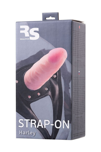 Телесный страпон на трусиках Realstick Harley - 17,3 см. Телесный страпон на трусиках Realstick Harley - 17,3 см.