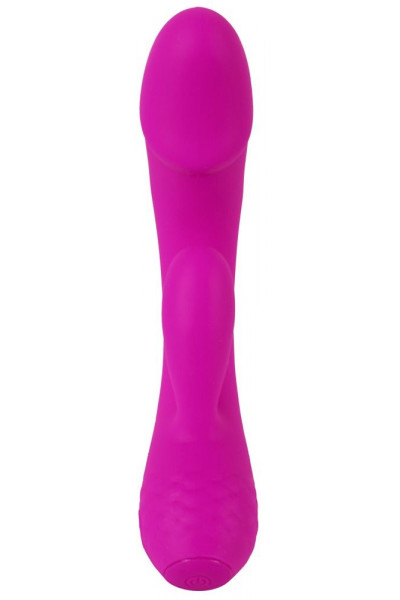 Лиловый вибратор-кролик Super Soft Silicone Rabbit Vibrator - 17,7 см. Лиловый вибратор-кролик Super Soft Silicone Rabbit Vibrator - 17,7 см.