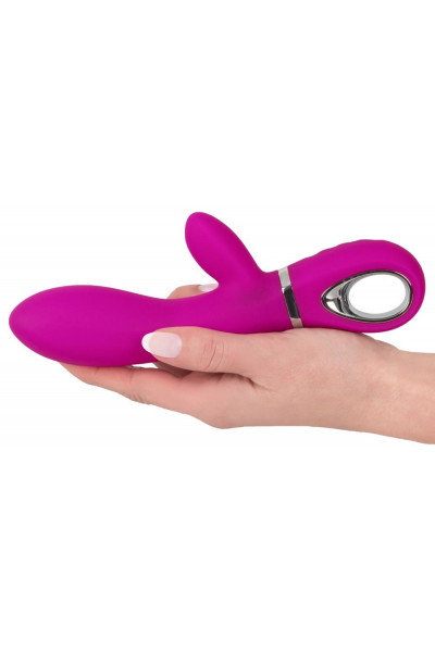 Лиловый вибратор-кролик Super Soft Silicone Rabbit Vibrator - 17,7 см. Лиловый вибратор-кролик Super Soft Silicone Rabbit Vibrator - 17,7 см.