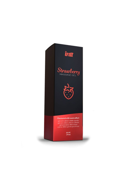 Массажный гель с ароматом клубники Strawberry - 30 мл. Массажный гель с ароматом клубники Strawberry - 30 мл.
