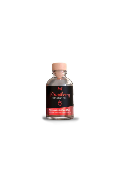 Массажный гель с ароматом клубники Strawberry - 30 мл. Массажный гель с ароматом клубники Strawberry - 30 мл.