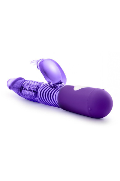 Фиолетовый вибратор с клиторальной стимуляцией Luxe Rabbit 2 - 26 см. Фиолетовый вибратор с клиторальной стимуляцией Luxe Rabbit 2 - 26 см.
