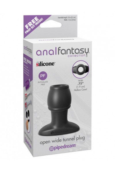 Открытая анальная пробка Anal Fantasy Collection Open Wide Tunnel Plug - 7,2 см. Открытая анальная пробка Anal Fantasy Collection Open Wide Tunnel Plug - 7,2 см.