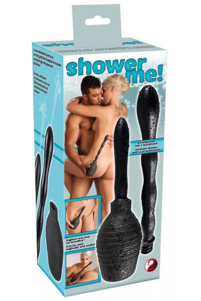 Анальный душ Shower Me с 2 сменными насадками Анальный душ Shower Me с 2 сменными насадками