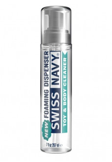 Очищающая пенка для игрушек и тела Swiss Navy Toy Body Cleaner Foamer - 207 мл.