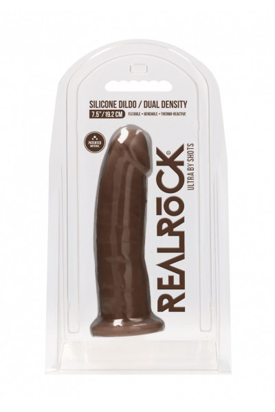 Коричневый фаллоимитатор без мошонки Silicone Dildo Without Balls - 19,2 см. Коричневый фаллоимитатор без мошонки Silicone Dildo Without Balls - 19,2 см.
