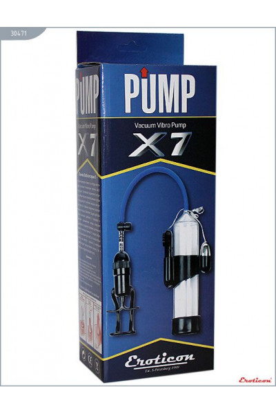 Вакуумная помпа Eroticon PUMP X7 с мини-вагиной и вибрацией Вакуумная помпа Eroticon PUMP X7 с мини-вагиной и вибрацией