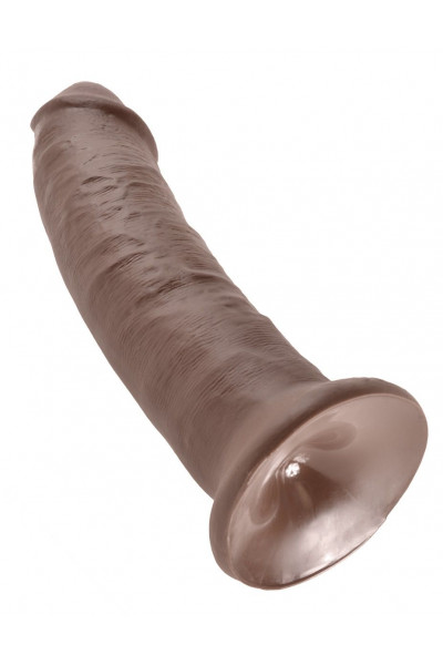 Коричневый фаллоимитатор 9 Cock - 22,9 см. Коричневый фаллоимитатор 9 Cock - 22,9 см.