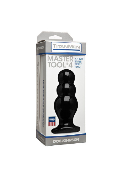 Анальный стимулятор Titanmen Tools - Master Tool #4 - 16,76 см. Анальный стимулятор Titanmen Tools - Master Tool #4 - 16,76 см.