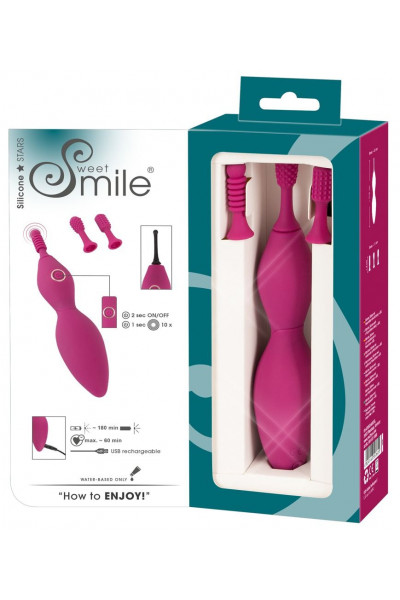Ярко-розовый клиторальный вибратор с 3 насадками Spot Vibrator with 3 Tips - 17,9 см. Ярко-розовый клиторальный вибратор с 3 насадками Spot Vibrator with 3 Tips - 17,9 см.