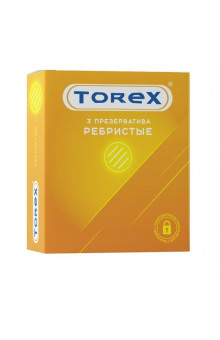 Текстурированные презервативы Torex Ребристые - 3 шт.