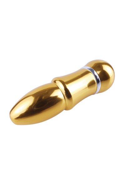 Золотистый алюминиевый вибратор GOLD SMALL - 7,5 см. Золотистый алюминиевый вибратор GOLD SMALL - 7,5 см.