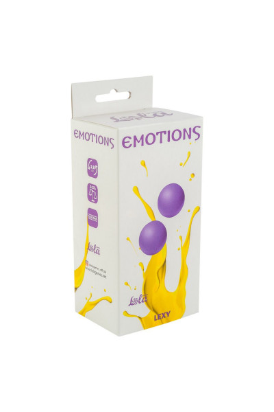 Фиолетовые вагинальные шарики без сцепки Emotions Lexy Medium Фиолетовые вагинальные шарики без сцепки Emotions Lexy Medium