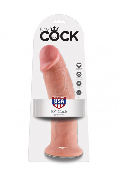 Большой фаллоимитатор 10 Cock на присоске - 25,4 см. Большой фаллоимитатор 10 Cock на присоске - 25,4 см.