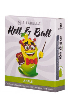 Стимулирующий презерватив-насадка Roll Ball Apple