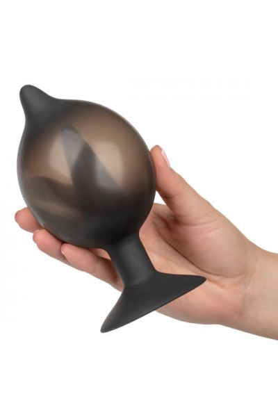 Расширяющаяся анальная пробка со съемным шлангом Medium Silicone Inflatable Plug - 10,75 см. Расширяющаяся анальная пробка со съемным шлангом Medium Silicone Inflatable Plug - 10,75 см.