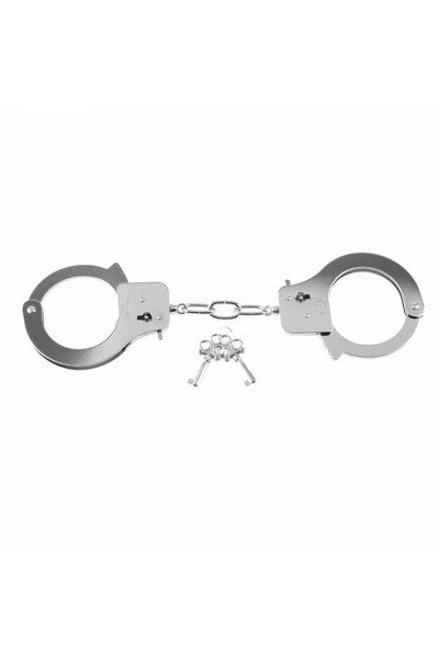 Металлические серебристые наручники Designer Metal Handcuffs Металлические серебристые наручники Designer Metal Handcuffs