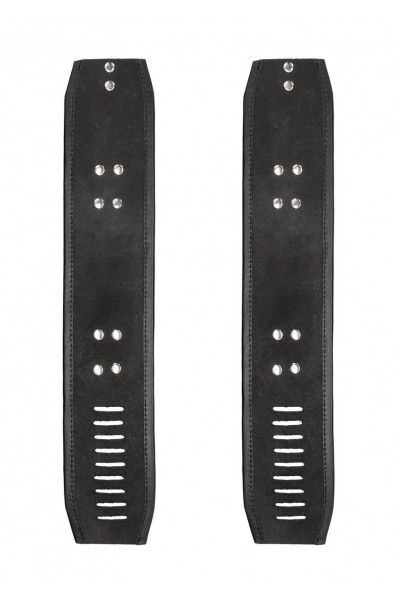 Черные поножи Restraint Ankle Cuff With Padlock