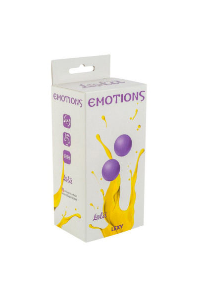 Фиолетовые вагинальные шарики без сцепки Emotions Lexy Small Фиолетовые вагинальные шарики без сцепки Emotions Lexy Small