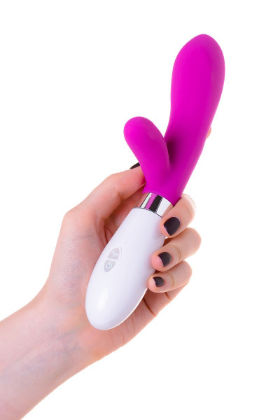 Розовый силиконовый вибратор с клиторальным стимулятором A-Toys Mady - 20,4 см. Розовый силиконовый вибратор с клиторальным стимулятором A-Toys Mady - 20,4 см.