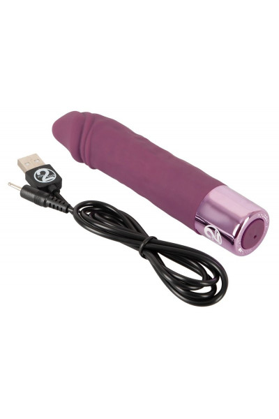 Фиолетовый вибратор-реалистик Realistic Vibe - 14,3 см. Фиолетовый вибратор-реалистик Realistic Vibe - 14,3 см.
